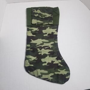 DANDEE GREEN CAMO CHIRSTMAS STOCKING